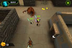 Hopefully there will be plenty of different enemy types besides drones and this random rancor despite the fact that its in the Clone Wars