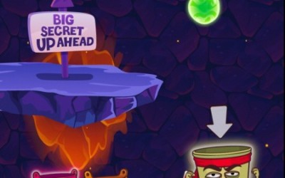 I can't help but laugh at all of the signs pointing to the "Big Secret"