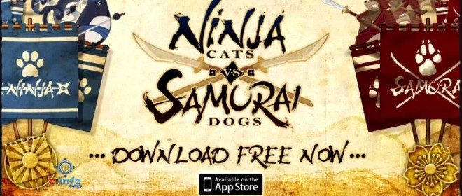 EUTECHNYX ENTERS THE MOBILE MARKET WITH NINJA CATS VS SAMURAI DOGS
